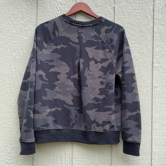 prAna Sweatshirts Womens L Black Camo Cozy Up Pullover Comfort - Picture 4 of 12